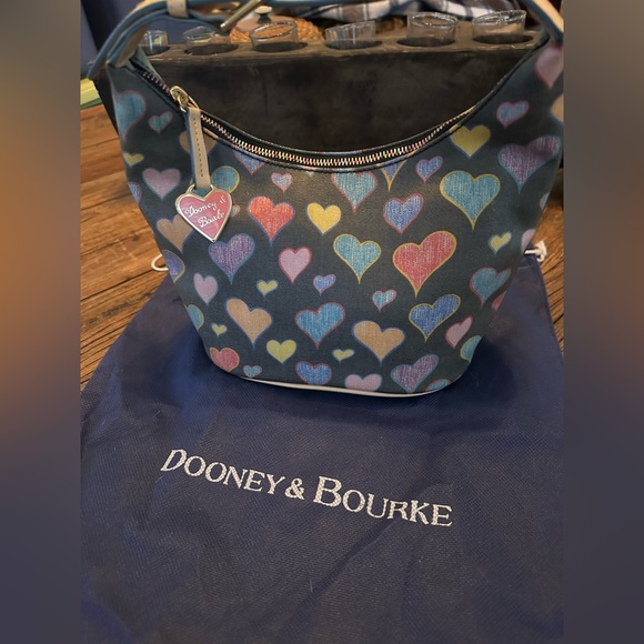 Dooney & Bourke Y2K Heart Patterned Hobo Bag - Multicolor - Picture 2 of 7